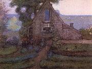 Piet Mondrian Solitary House oil painting reproduction